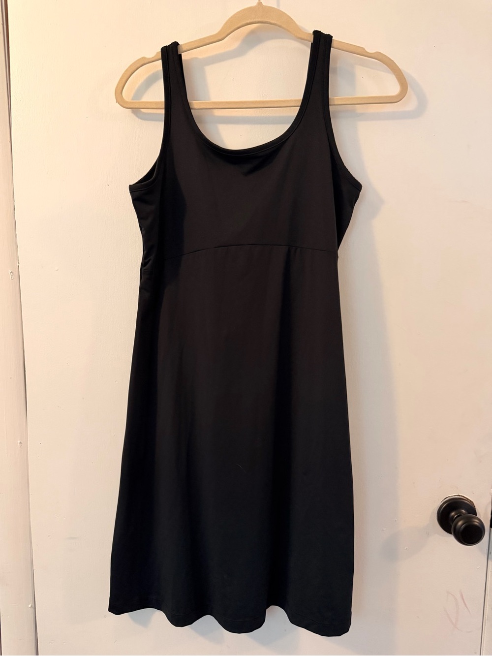 Women's Black Scoop-Neck Tank Dress